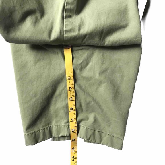 Tommy Hilfiger Chino Shorts Womens 29 Green Mid Rise Preppy Casual Stretch EUC! - Picture 7 of 10